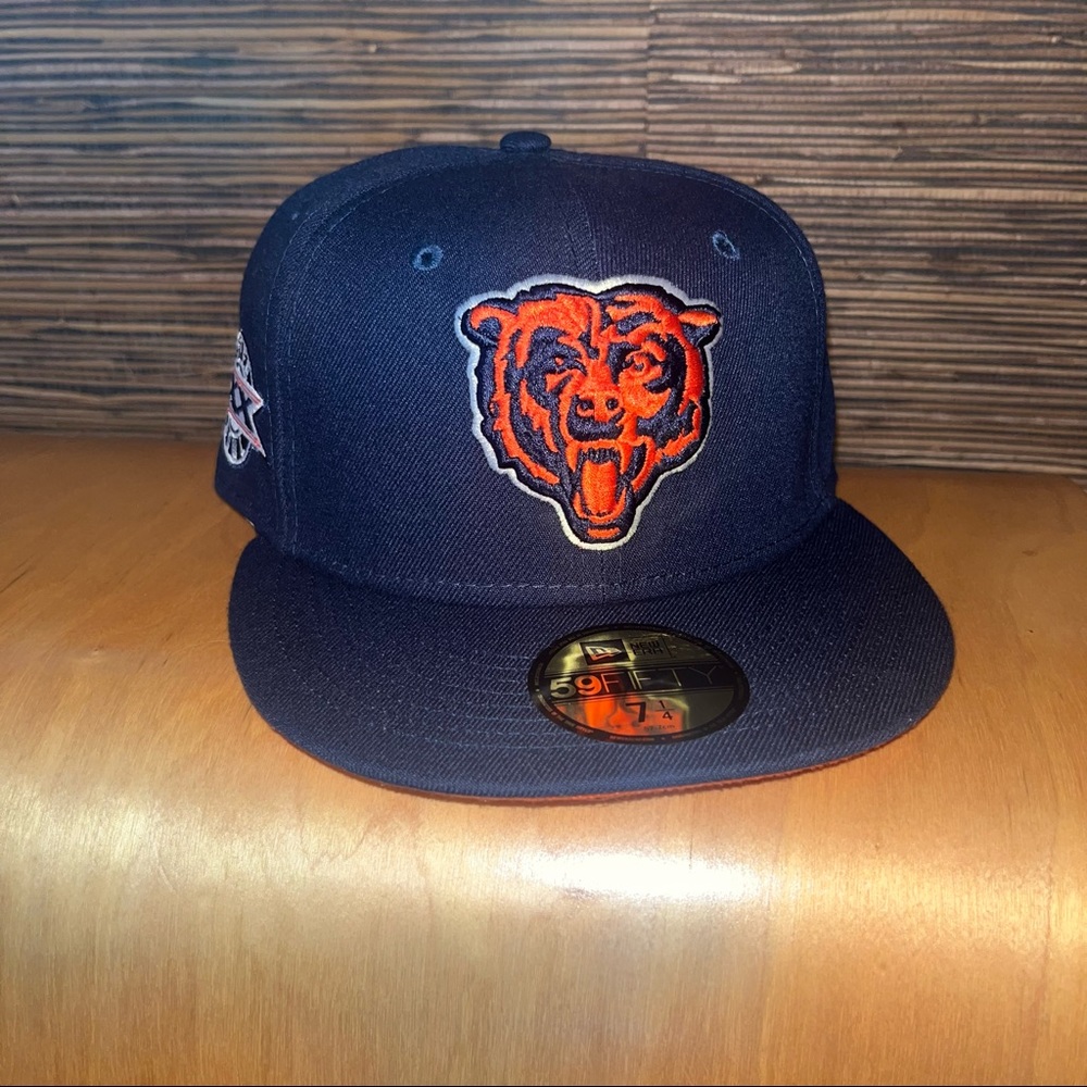 Mens New Era Chicago Bears Fitted 7 1/4 Super Bowl